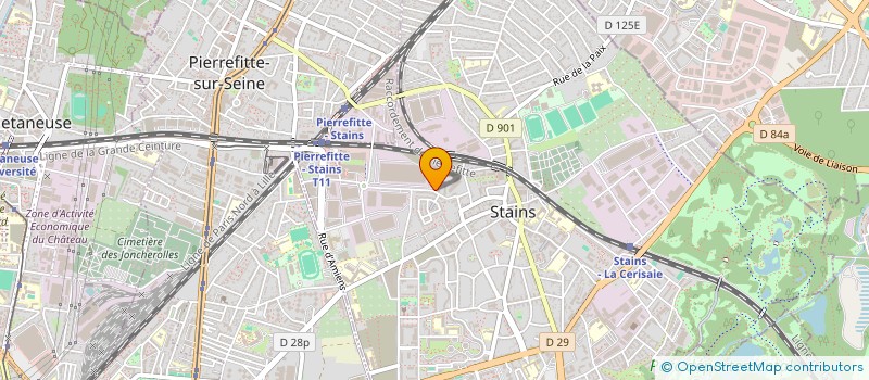 localisation de l'entreprise SOMNIAIR à STAINS