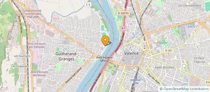 localisation de l'entreprise SOMNIREVE  GUILHERAND-GRANGES