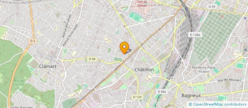 localisation de l'entreprise SOMNOCONSULTING à CHATILLON