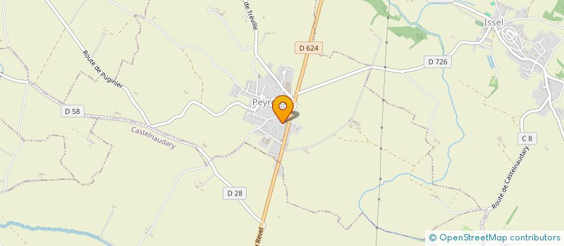 localisation de l'entreprise SOMNUS à CASTELNAUDARY