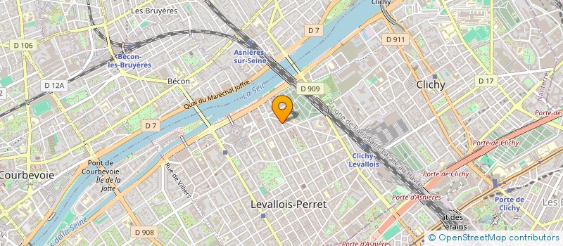 localisation de l'entreprise SOMNUS à LEVALLOIS-PERRET