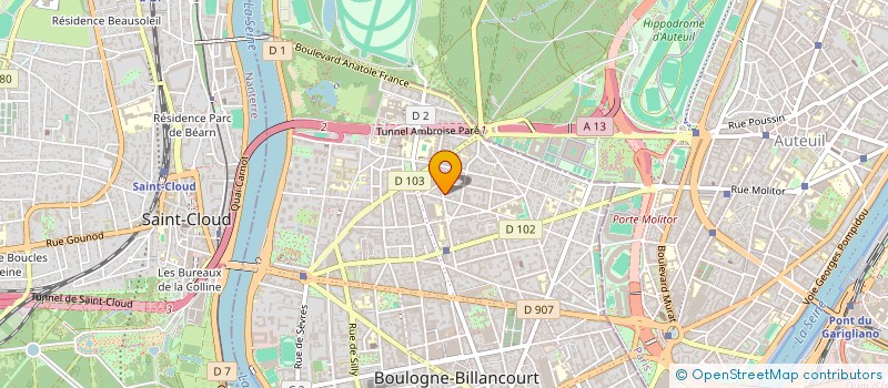 localisation de l'entreprise SOMOCAP à BOULOGNE-BILLANCOURT
