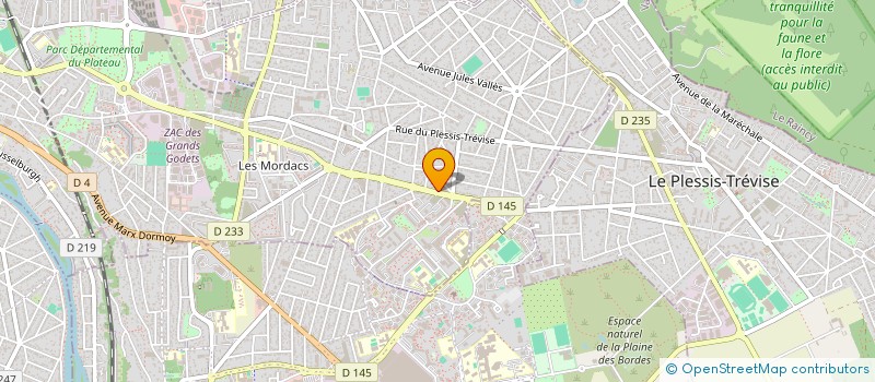 localisation de l'entreprise SOMODALE à CHAMPIGNY-SUR-MARNE