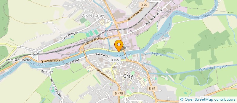 localisation de l'entreprise SOMOFRANC à GRAY