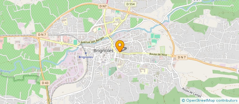 localisation de l'entreprise SOMONESA à BRIGNOLES