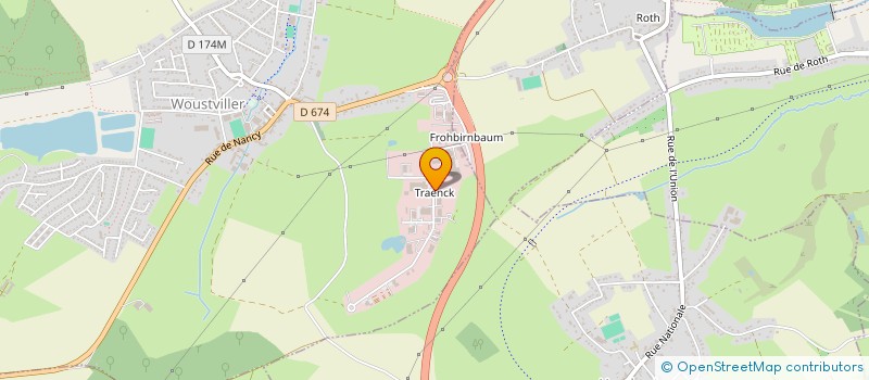 localisation de l'entreprise SOMOPLAST  WOUSTVILLER