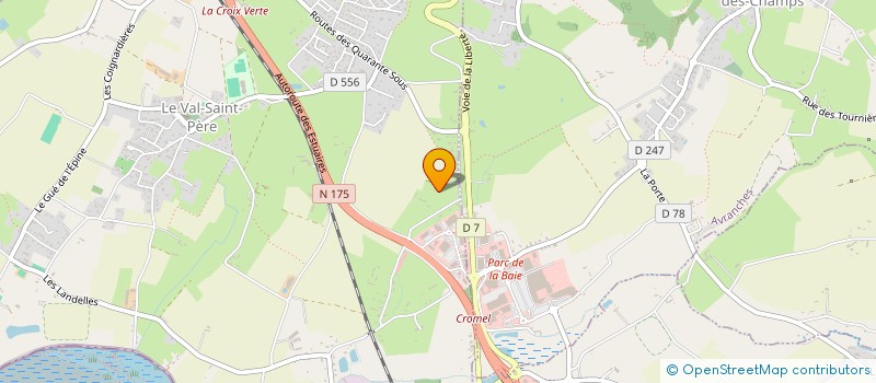 localisation de l'entreprise SOMORANGE  LE VAL-SAINT-PERE