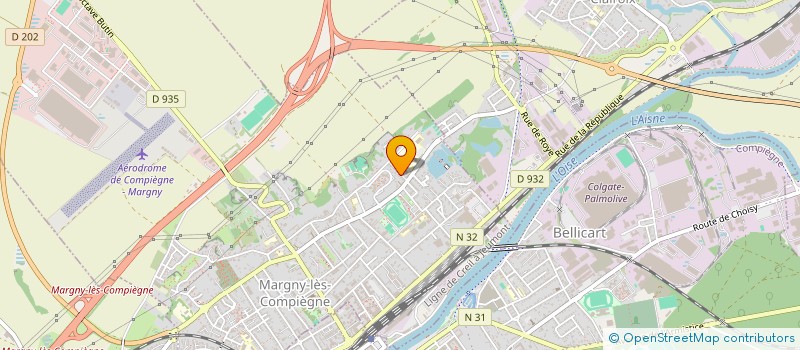 localisation de l'entreprise SOMPHOU PATRIMOINE  MARGNY-LES-COMPIEGNE