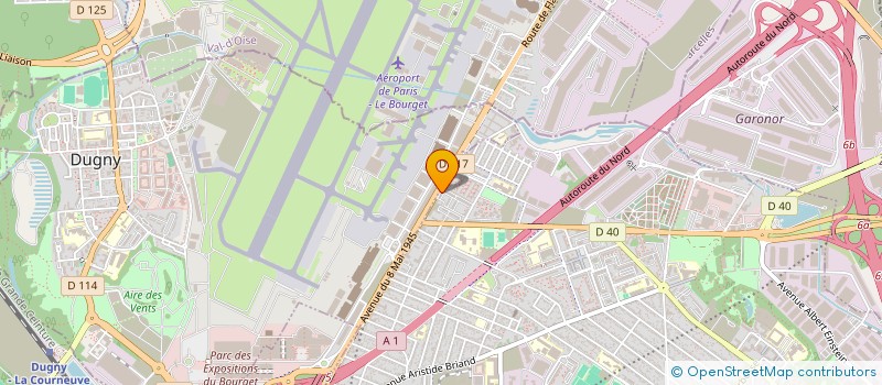 localisation de l'entreprise SOMPRO à LE BLANC-MESNIL
