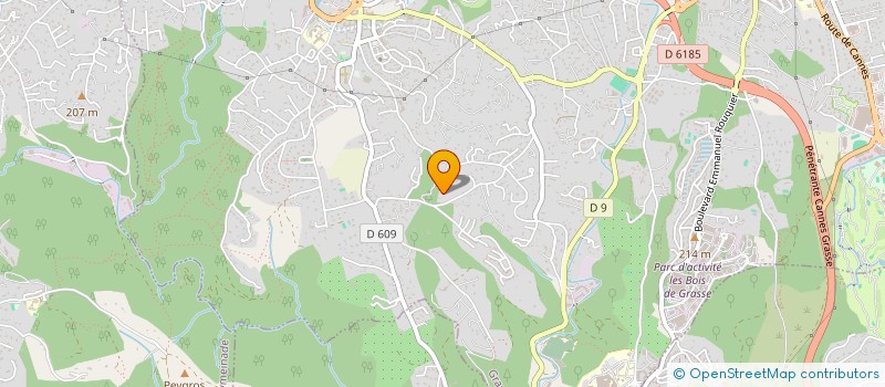 localisation de l'entreprise SOMREF SOC MREJEN FRERES à GRASSE