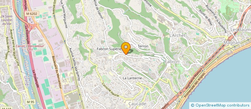 localisation de l'entreprise SOMSANA  NICE