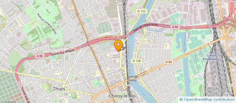 localisation de l'entreprise SOMSINO à CHOISY-LE-ROI