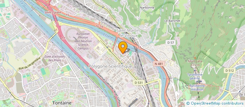 localisation de l'entreprise SOMUDIMEC  GRENOBLE