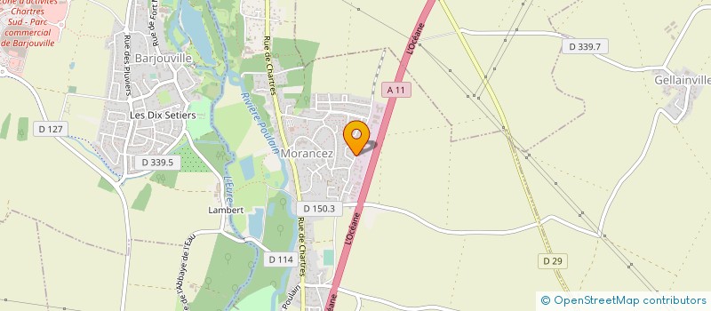 localisation de l'entreprise SOMUP BATIMENT à MORANCEZ