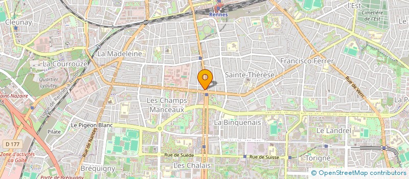 localisation de l'entreprise SOMY  RENNES