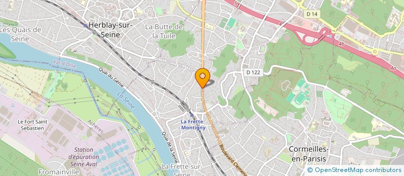 localisation de l'entreprise SOMYKA SERVICES  LA FRETTE-SUR-SEINE