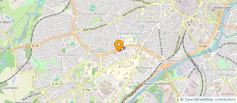 localisation de l'entreprise SOMZ SANTE à LIMOGES