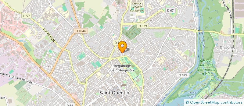 localisation de l'entreprise SON'ART à SAINT-QUENTIN