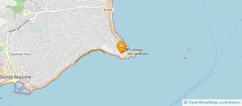 localisation de l'entreprise SON DE LA MER à SAINTE-MAXIME