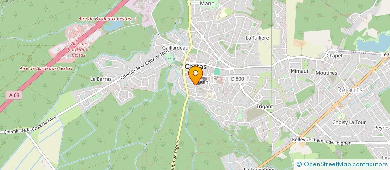 localisation de l'entreprise SON EN POCHE à CESTAS