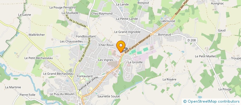 localisation de l'entreprise SON ET IMAGE 2000  ROCHECHOUART