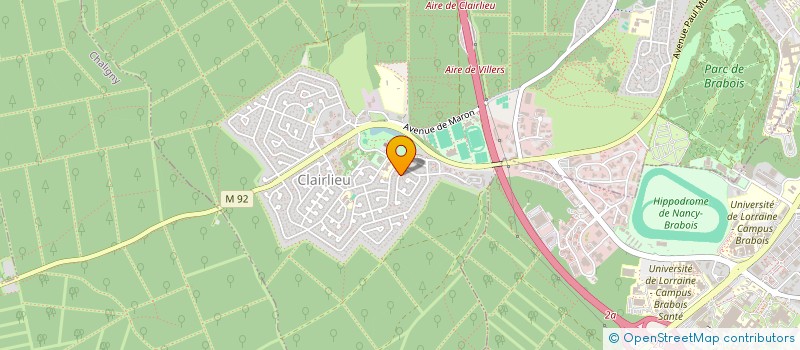 localisation de l'entreprise SON ET LUMIERES  VILLERS-LES-NANCY