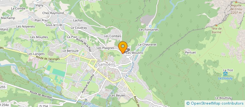 localisation de l'entreprise SON' FLASH PODIUM  SAMOENS