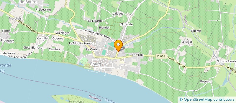 localisation de l'entreprise SON GUIT à BOURG
