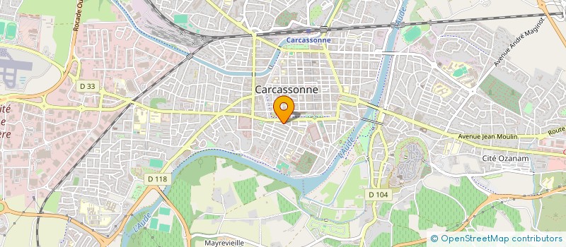 localisation de l'entreprise SON & IMAGE à CARCASSONNE