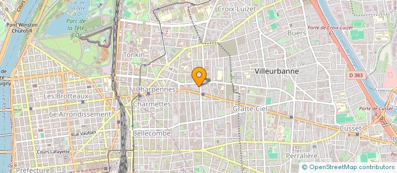 localisation de l'entreprise SON MAT  VILLEURBANNE