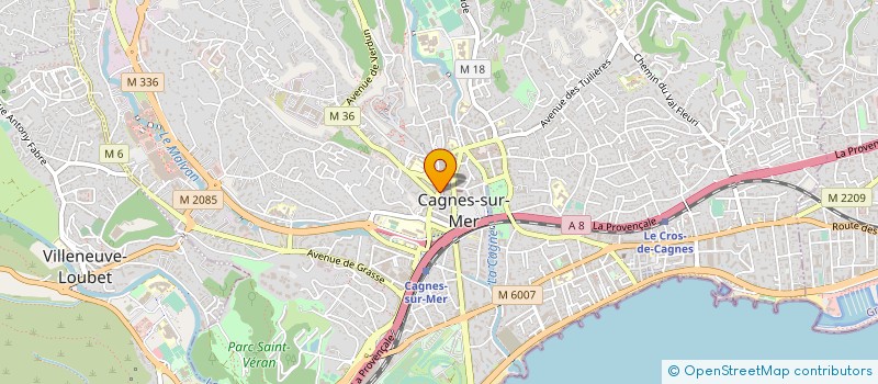 localisation de l'entreprise SON OF THE BAKERY à CAGNES-SUR-MER