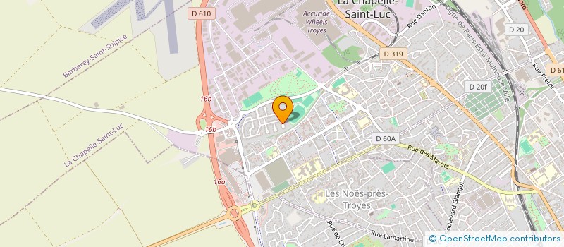 localisation de l'entreprise SON'RISA à LA CHAPELLE-SAINT-LUC