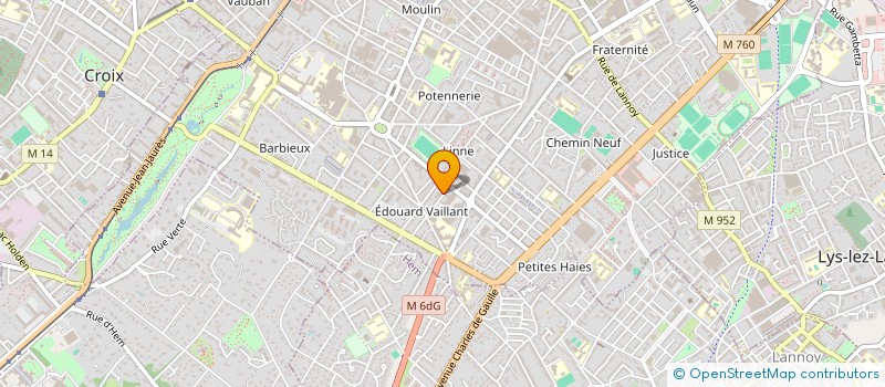 localisation de l'entreprise SON SPECTACLE ET LOISIRS SARL à ROUBAIX
