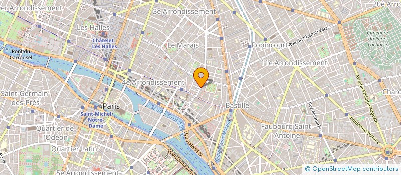 localisation de l'entreprise SONACAM à PARIS