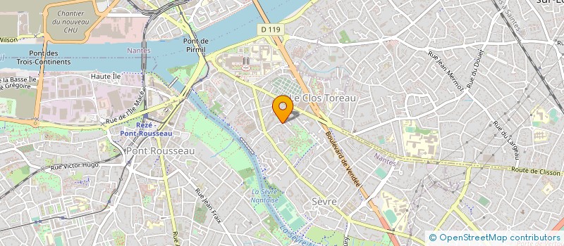 localisation de l'entreprise SONACHAUF SOCIETE NANTAISE DE CHAUFFAGE à NANTES
