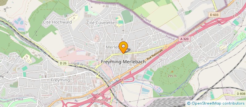 localisation de l'entreprise SONACO à FREYMING-MERLEBACH