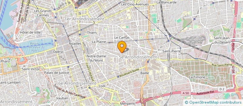 localisation de l'entreprise SONACOM CHRONO COURSES OK COURSES à MARSEILLE