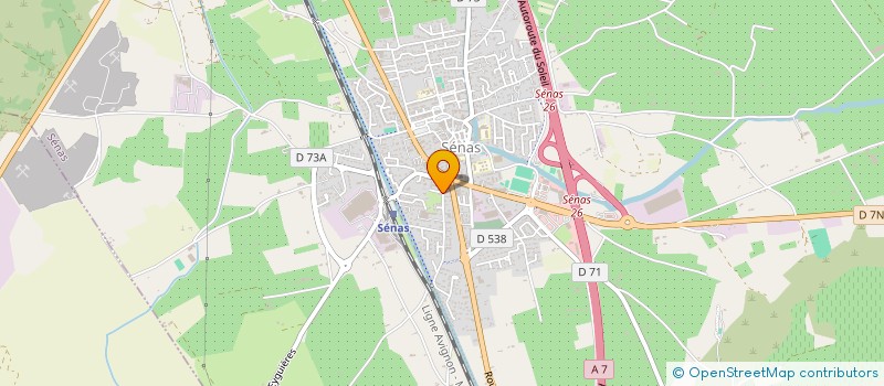 localisation de l'entreprise SONACPA à SENAS