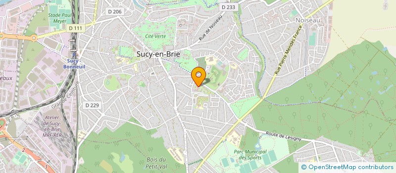 localisation de l'entreprise SONAGEST SECURITE PRIVEE  SUCY-EN-BRIE