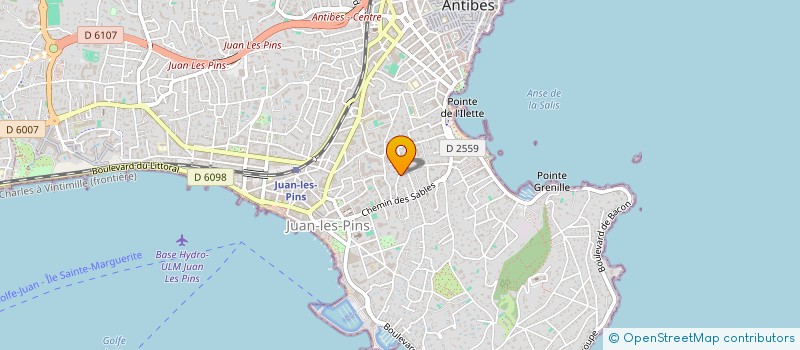 localisation de l'entreprise SONAIRE à ANTIBES