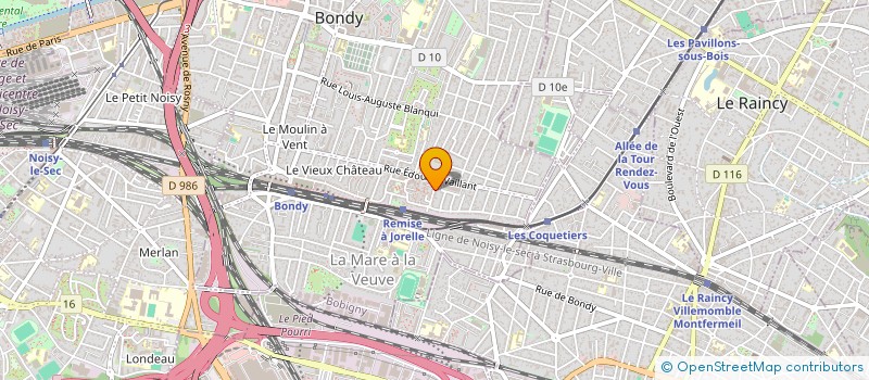 localisation de l'entreprise SONAJ LOCATION  BONDY