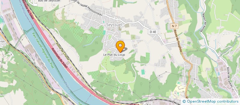 localisation de l'entreprise SONAL  SEYSSUEL