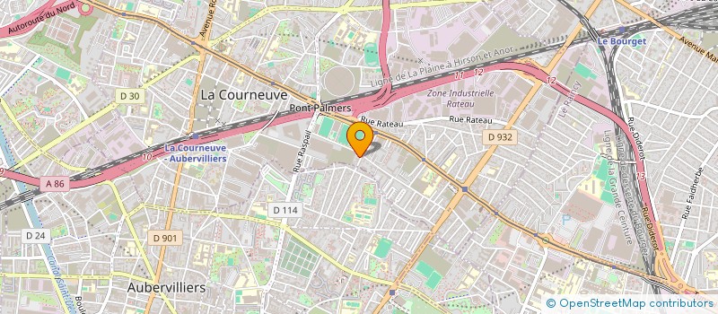 localisation de l'entreprise SONAL BAZAR à LA COURNEUVE