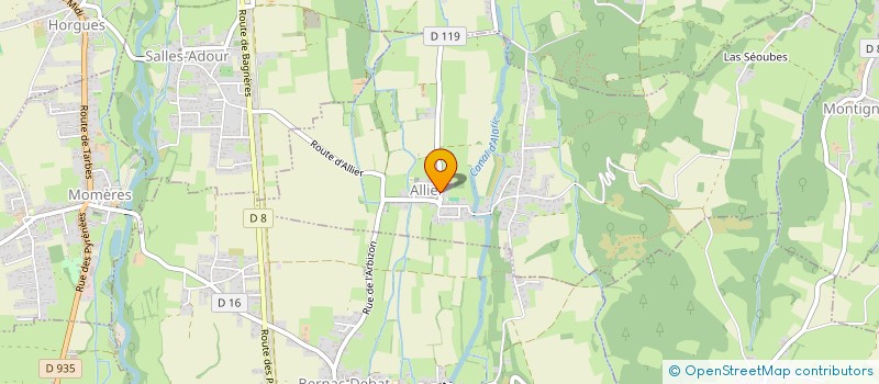 localisation de l'entreprise SONAM  ALLIER