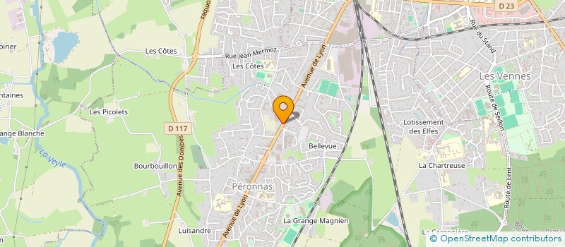 localisation de l'entreprise SONAMAX à PERONNAS