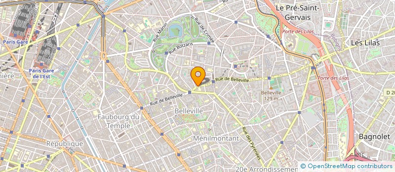 localisation de l'entreprise SONAMBULE à BAGNOLET