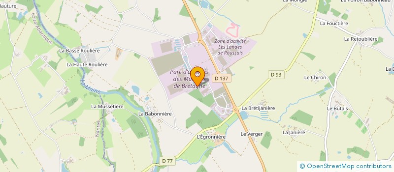 localisation de l'entreprise SONAMIA à MONTAIGU-VENDEE