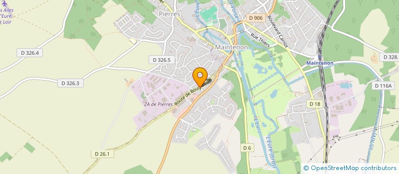 localisation de l'entreprise SONANDIS à MAINTENON