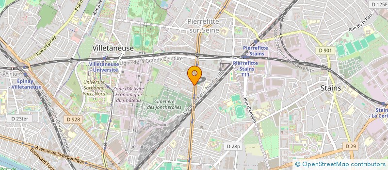 localisation de l'entreprise SONAPARIS  PIERREFITTE-SUR-SEINE