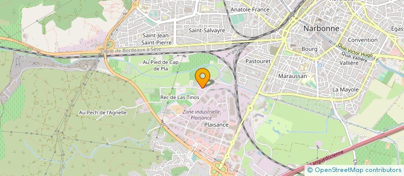 localisation de l'entreprise SONAPREST à NARBONNE